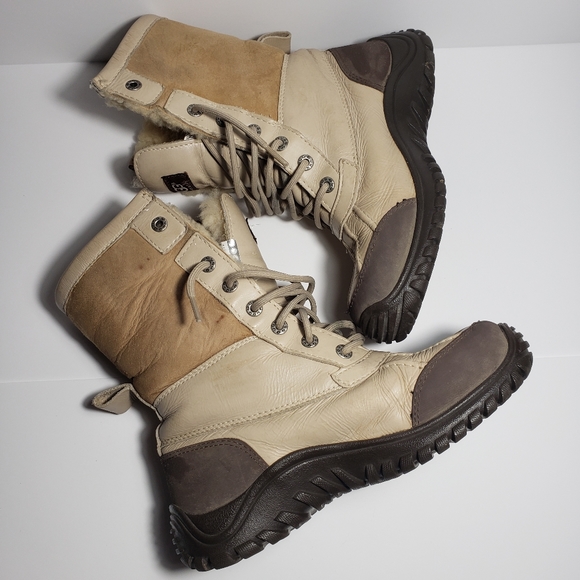 UGG Australia Adirondack Boot II Sand 1909 Women's Size US 6 Wool Lined - Picture 4 of 10